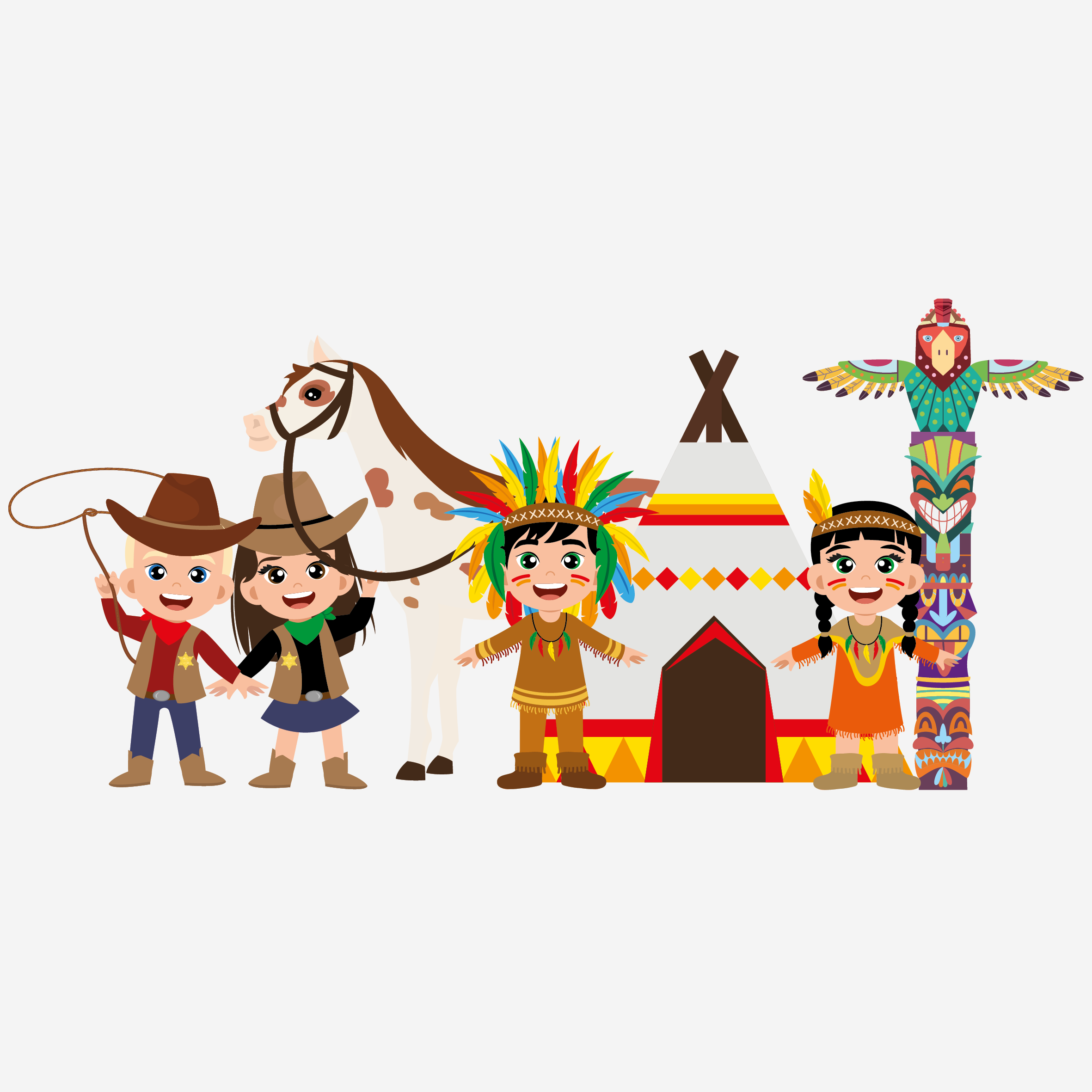 Cowboys Indianen – Surya Designs (CommV)