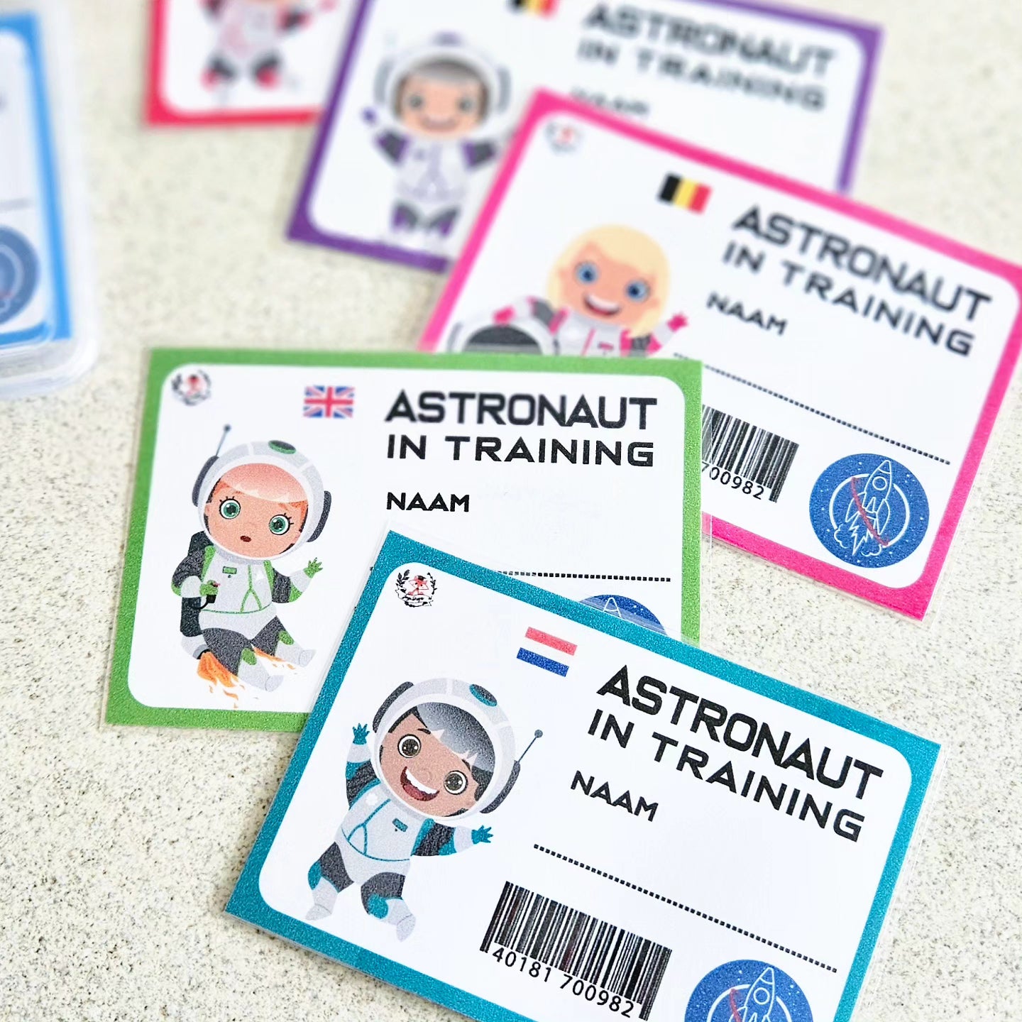 Astronaut Rollenspel Pasjes
