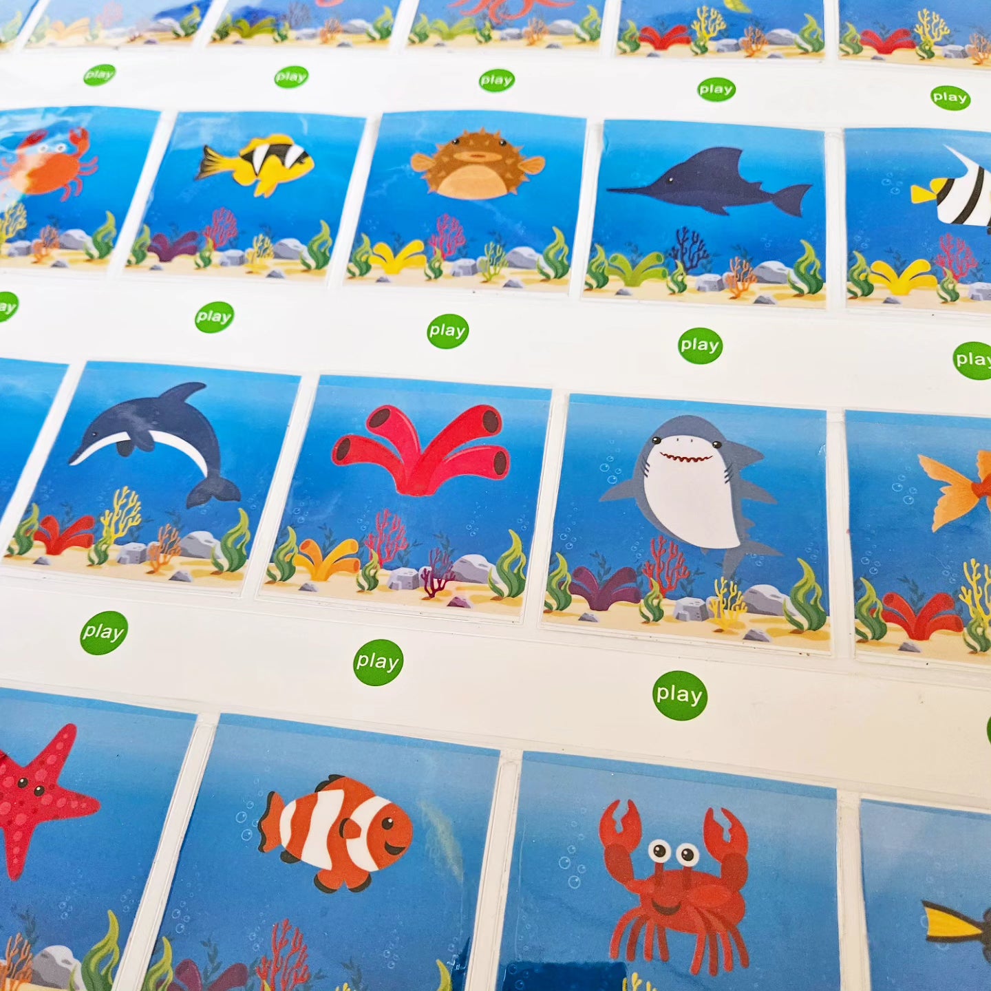 Speaking wall: Underwater world