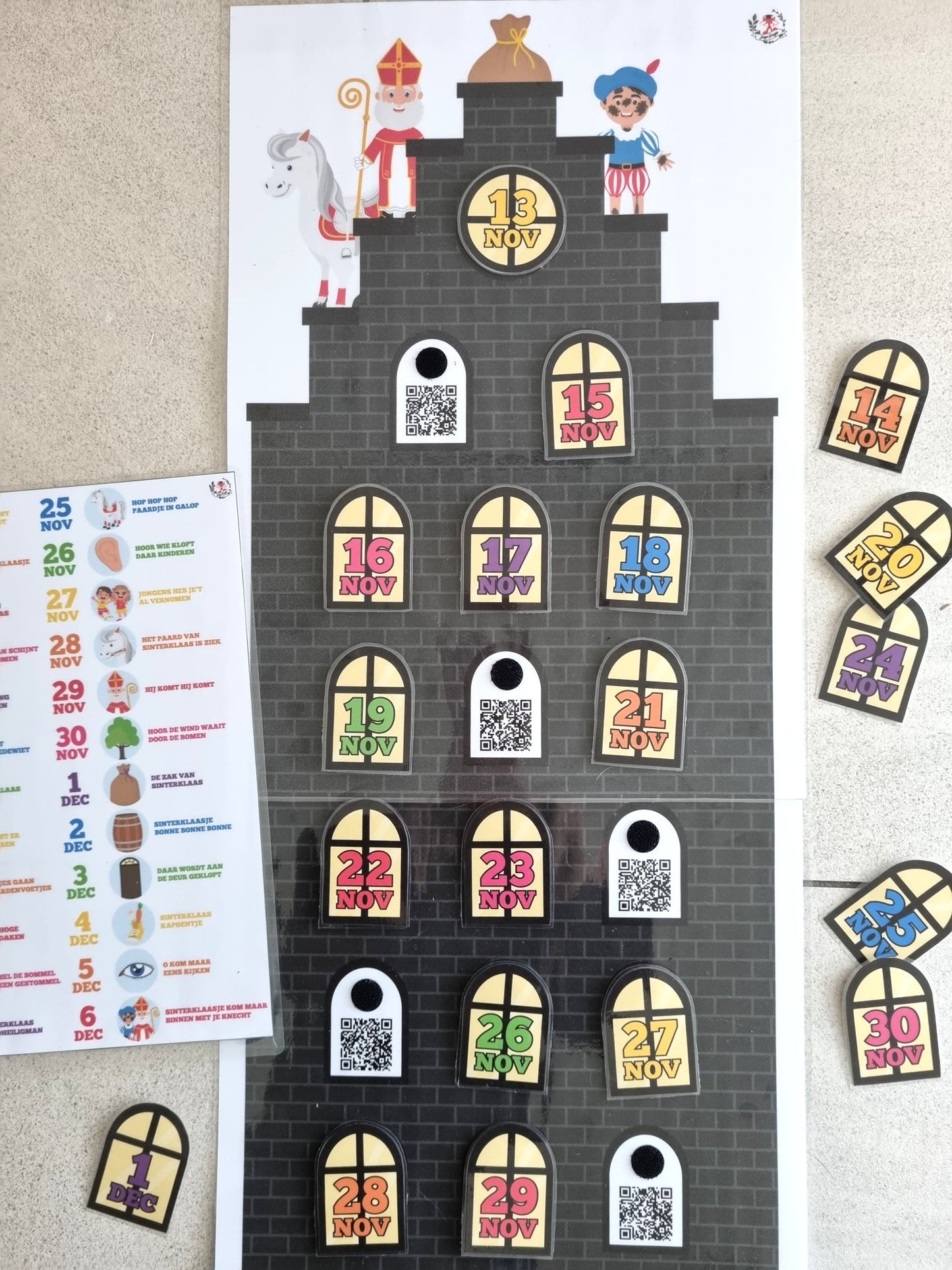 Compte à rebours des chansons de Saint Nicolas