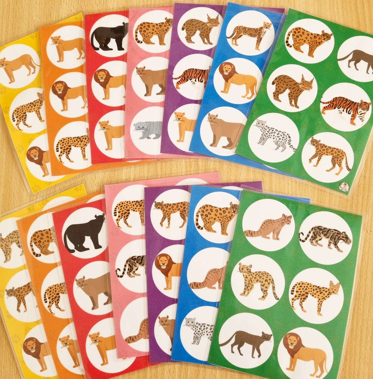 Jeu de réaction de syllabes de chats sauvages