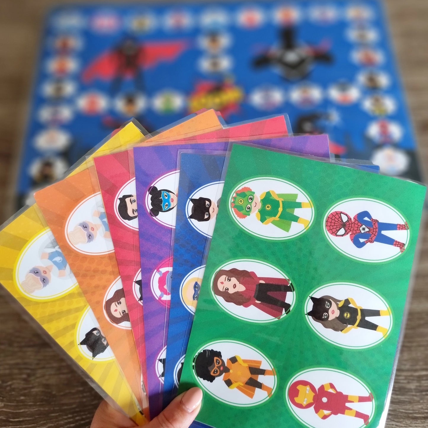 Jeu de société Superheroes Lotto