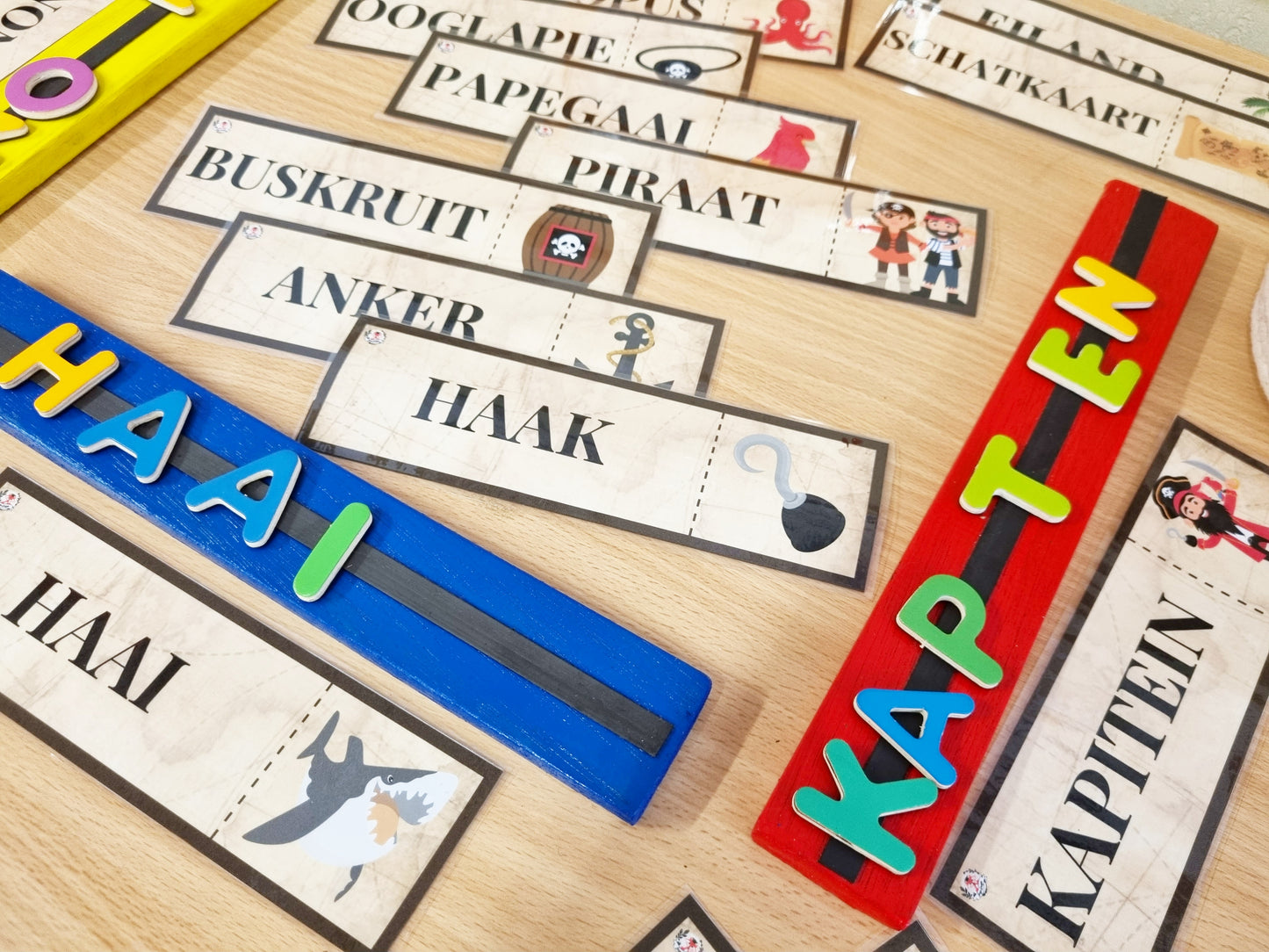 Woordkaarten : Piraten