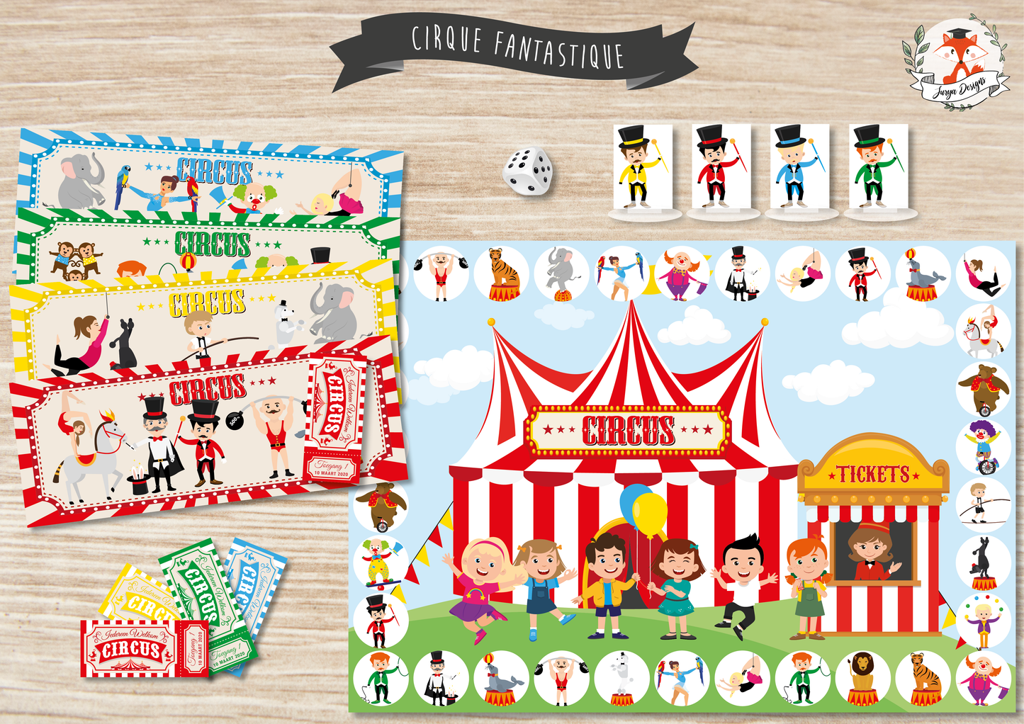 Cirque Fantastique - Juf Surya Designs