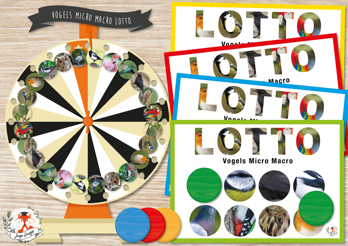 Birds Micro-Macro Lotto