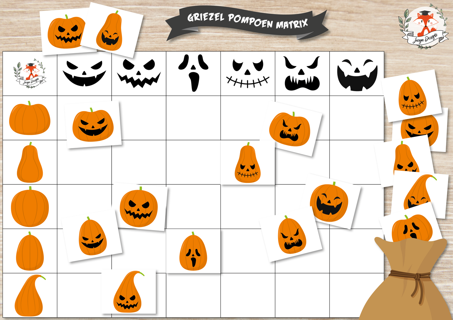 Horror Pumpkin Matrix