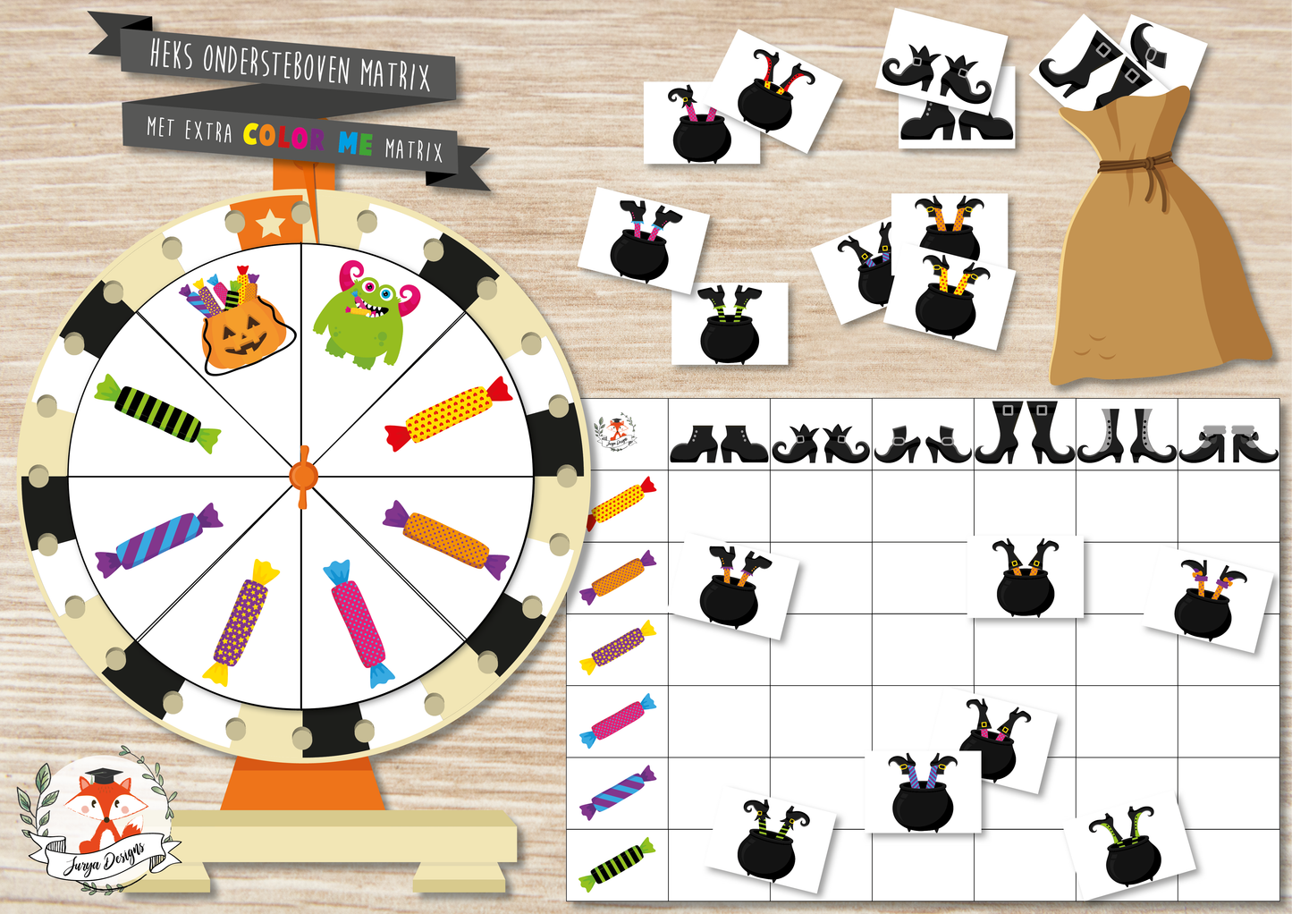 Heks Ondersteboven Matrix - Juf Surya Designs