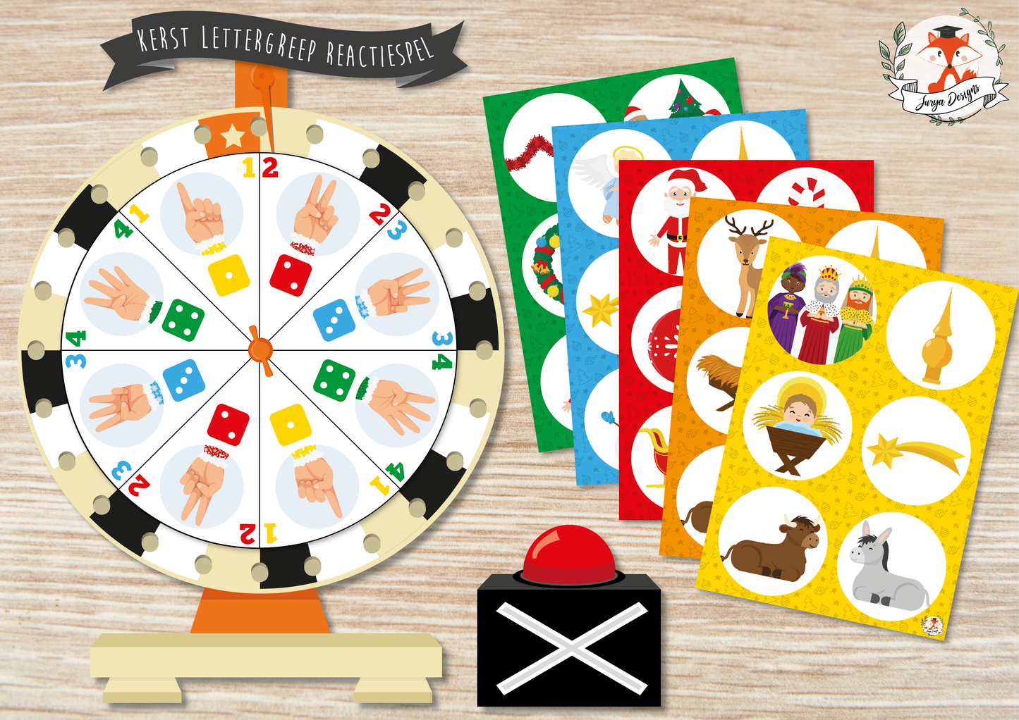 Christmas Syllable Reaction Game