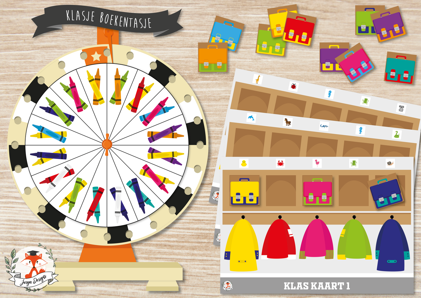 Klasje Boekentasje - Juf Surya Designs