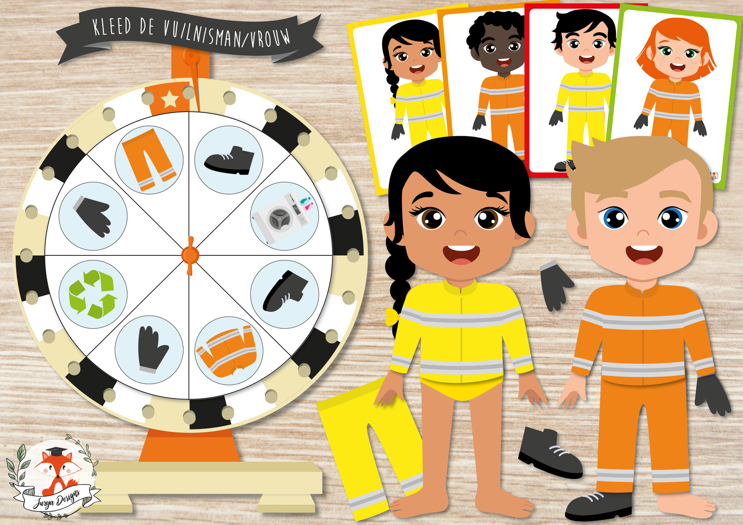 Kleed De Vuilnisman / Vrouw