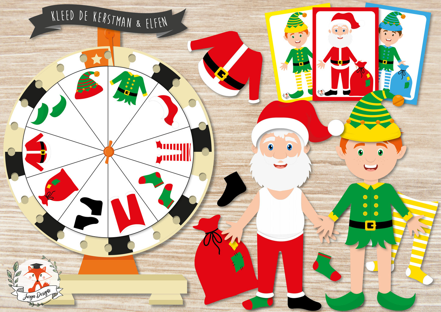 Kleed de Kerstman & Elfen