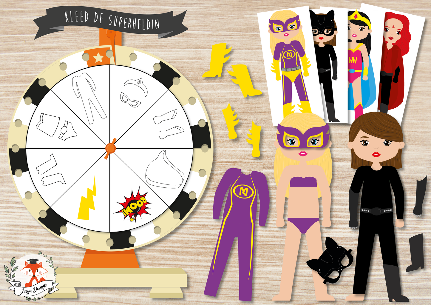 Kleed de Superhelden