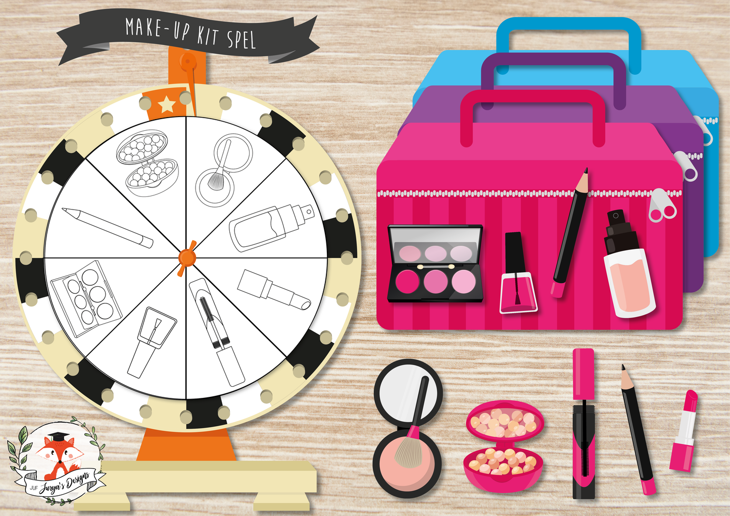 Make-up Kit Spel - Juf Surya Designs