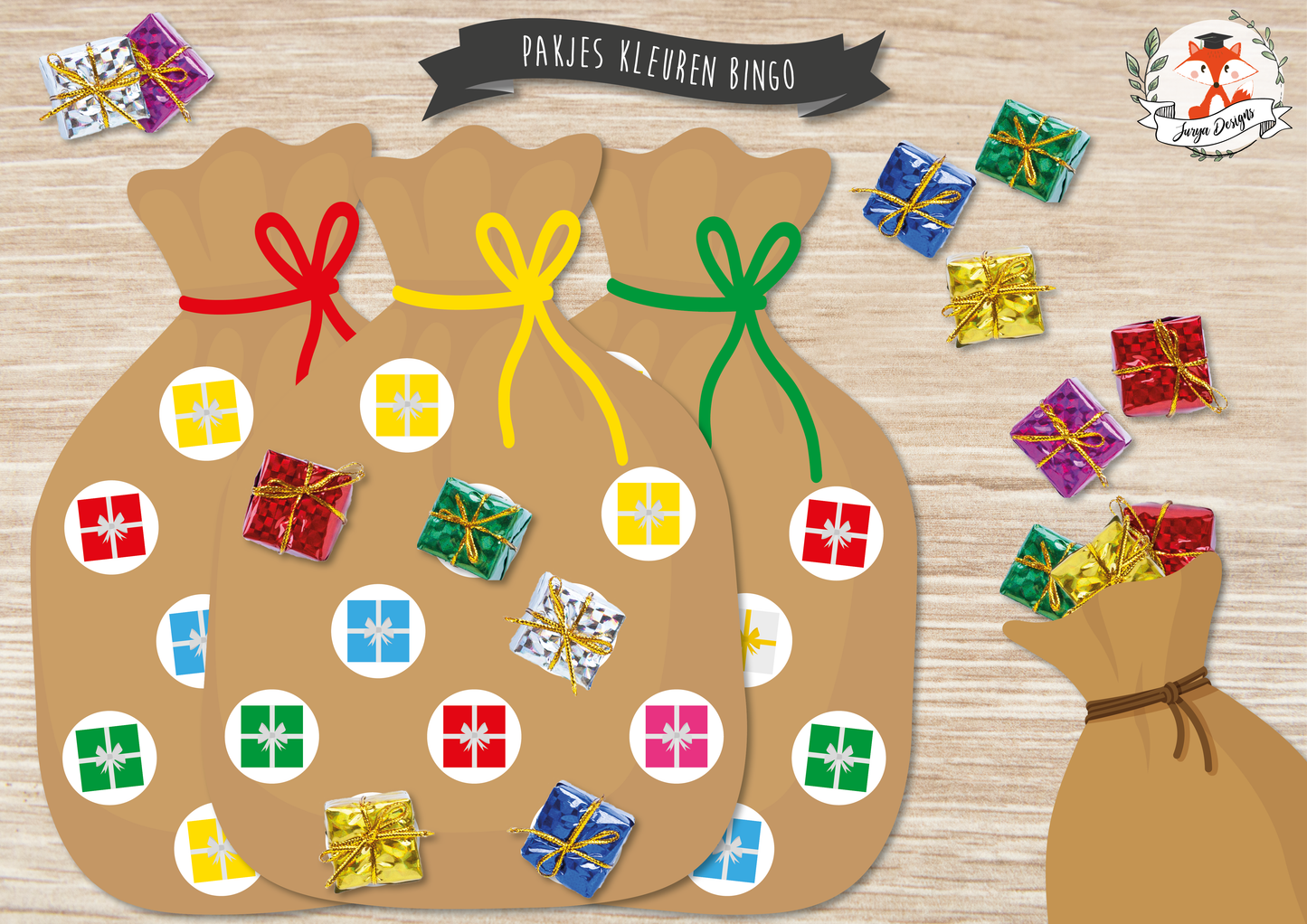 Packs of Color Bingo