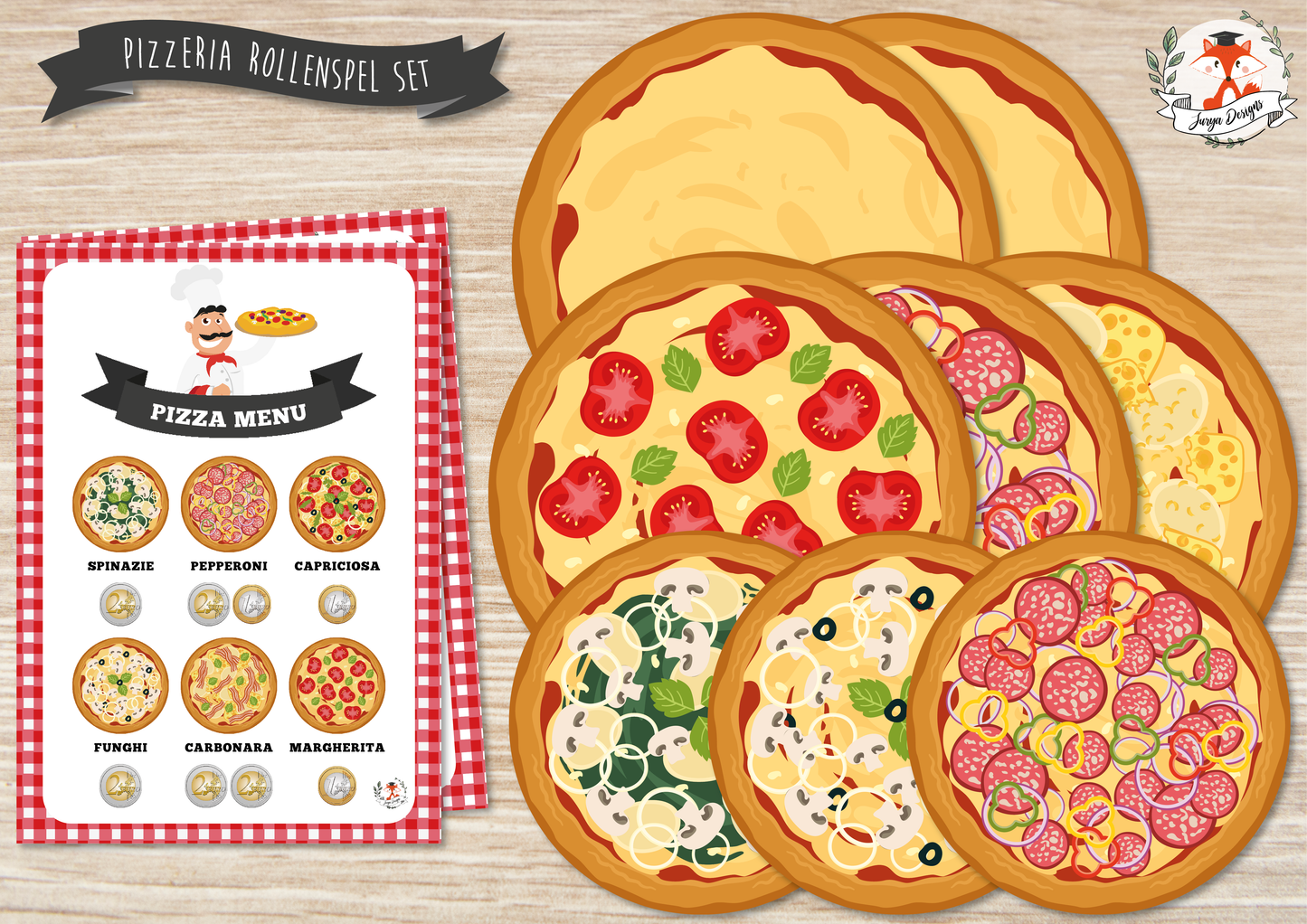 Pizzeria Role Play Set