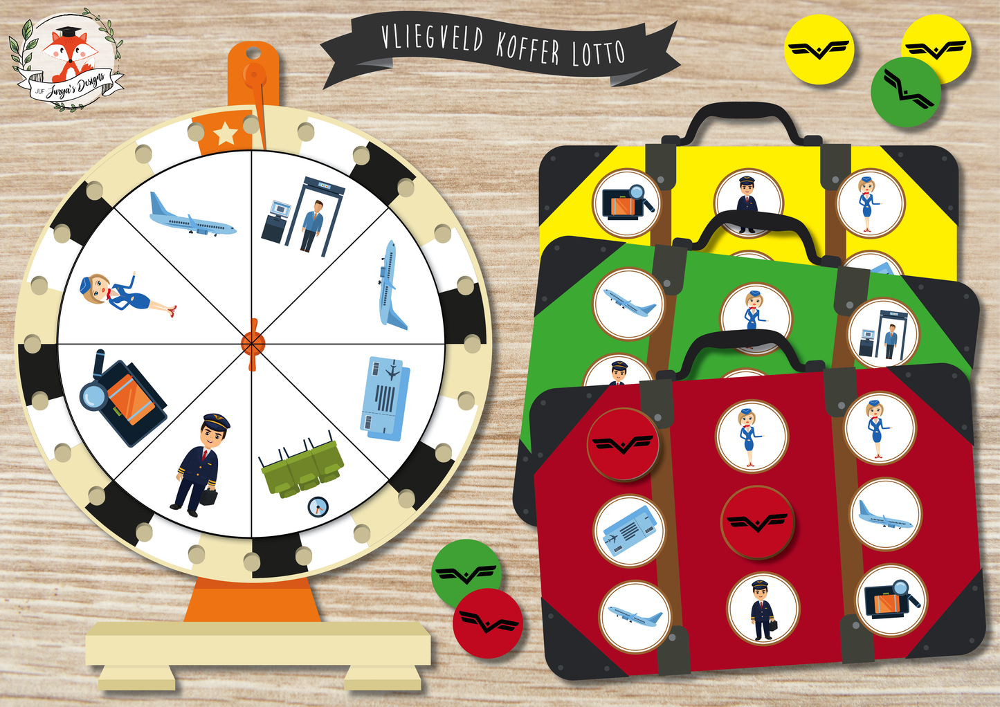 Vliegveld Koffer Lotto