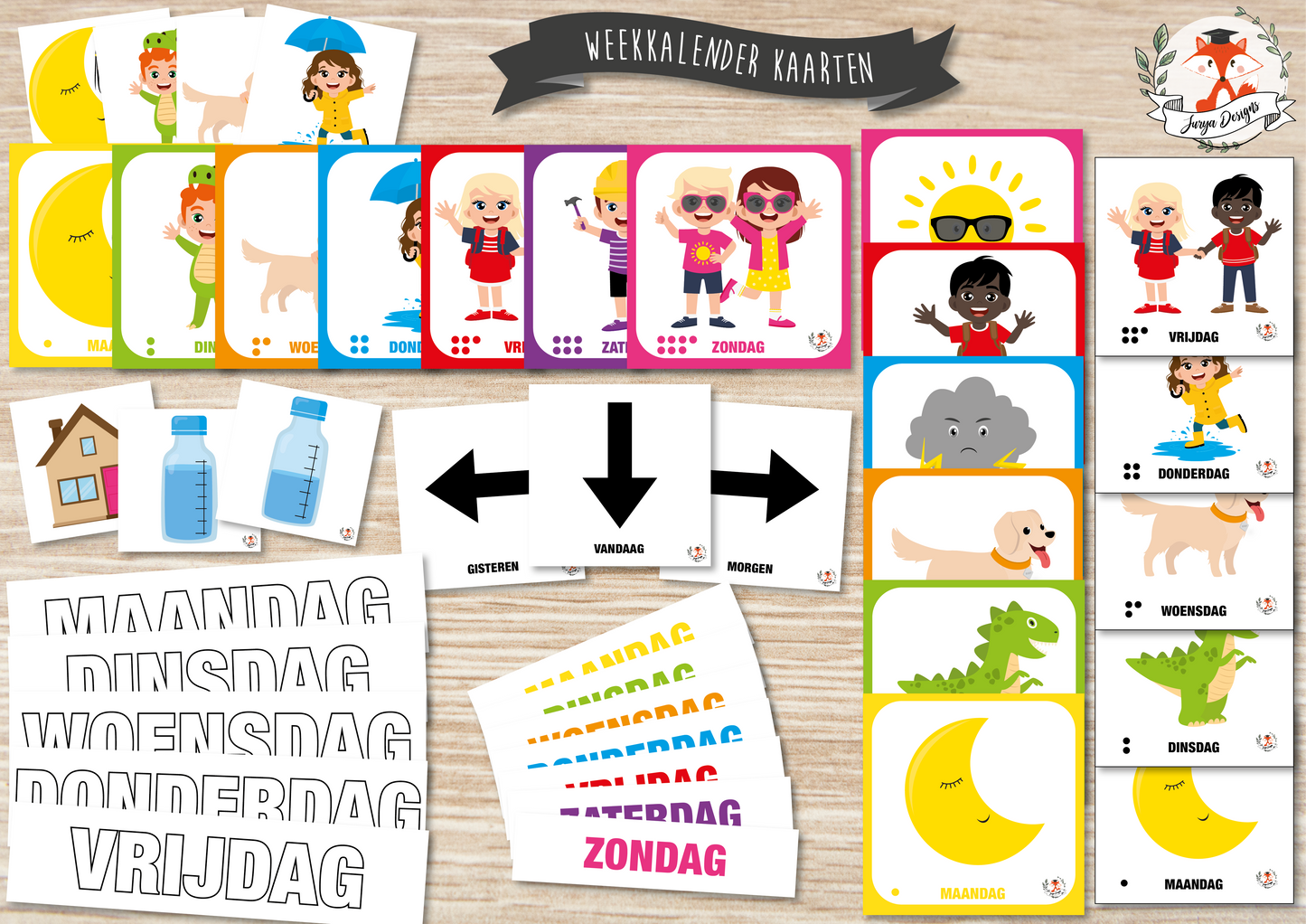 Weekly Calendar Cards