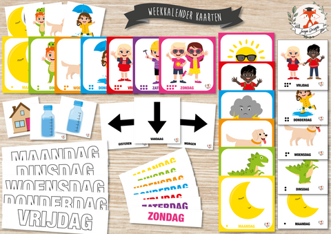 Weekly Calendar Cards