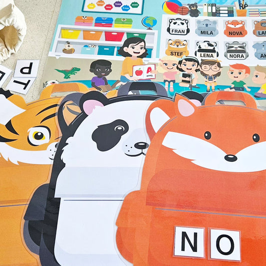 Schoolbag Letter Game