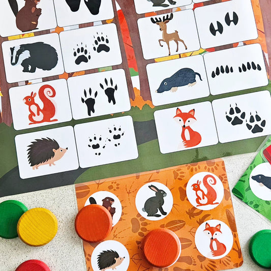 Jeu De Traqueur Animaux De La Forêt