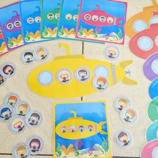 Jeu combiné de sous-marins