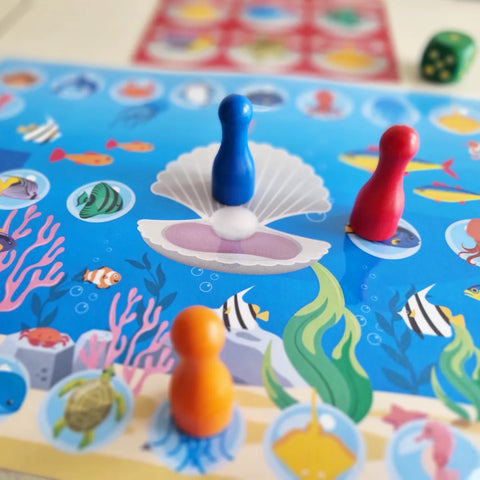 Sea Creatures Lotto Board Game