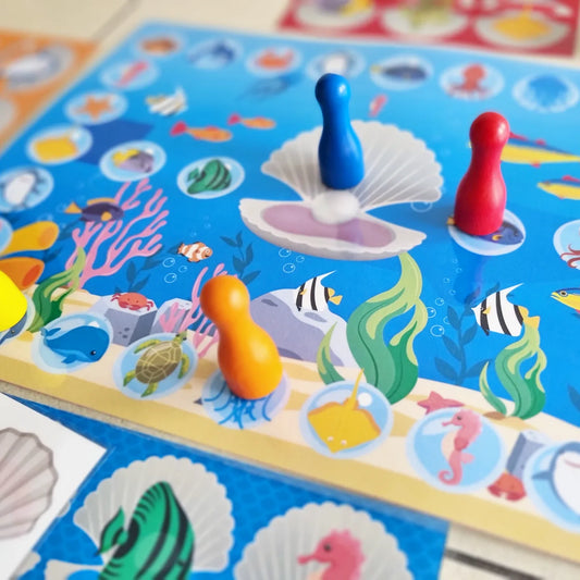 Sea Animals Lotto Board Game