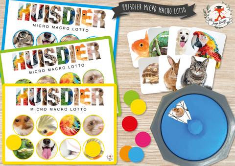 Animaux de Compagnie Micro-Macro Lotto