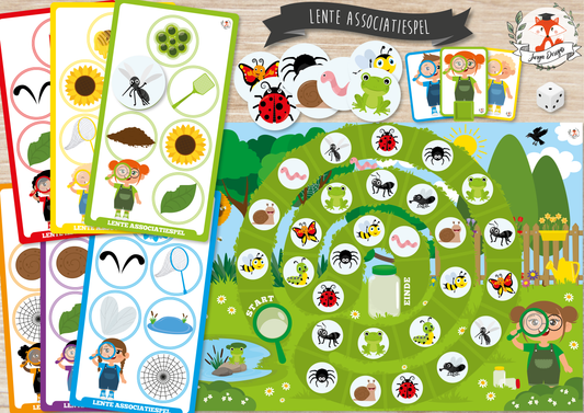 Jeu d'Association Printemps