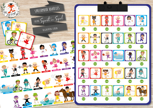 Mur parlant : Sports et jeux