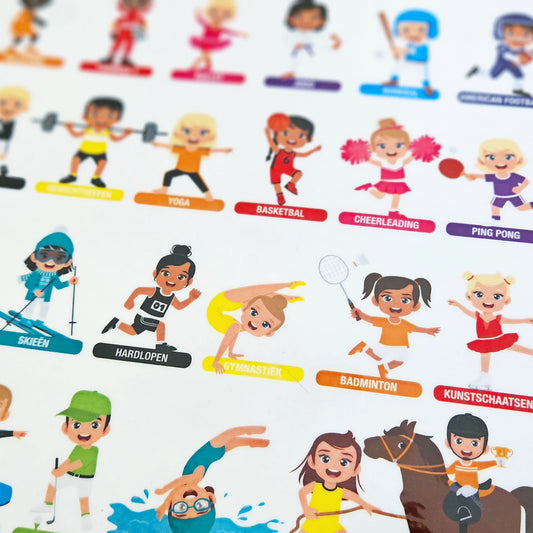 Mur parlant : Sports et jeux