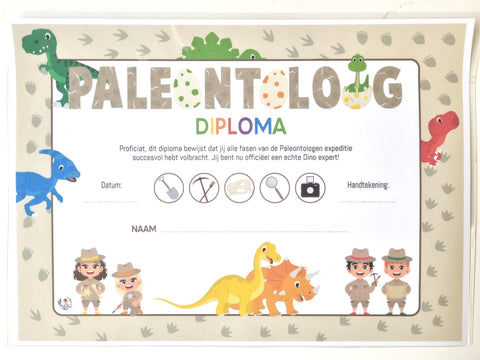 Paleontoloog Diploma