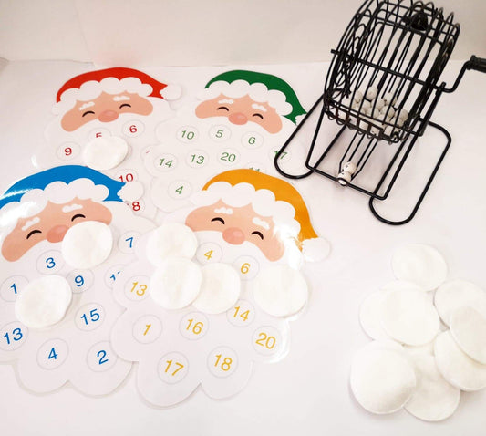 Kerstman Bingo - Juf Surya Designs