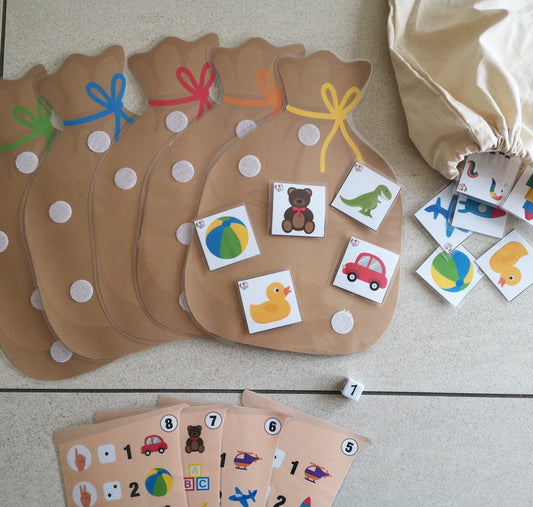 Toy bag counting game