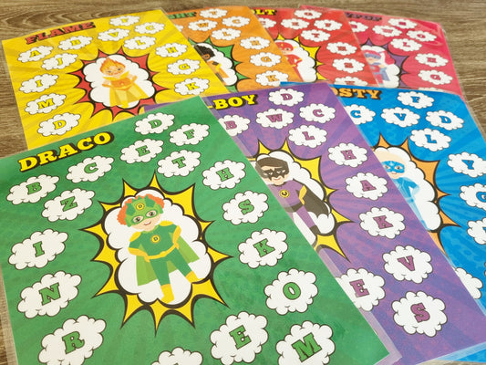 Superheld Letterspel