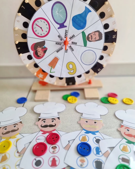 Jeu de comptines de chef