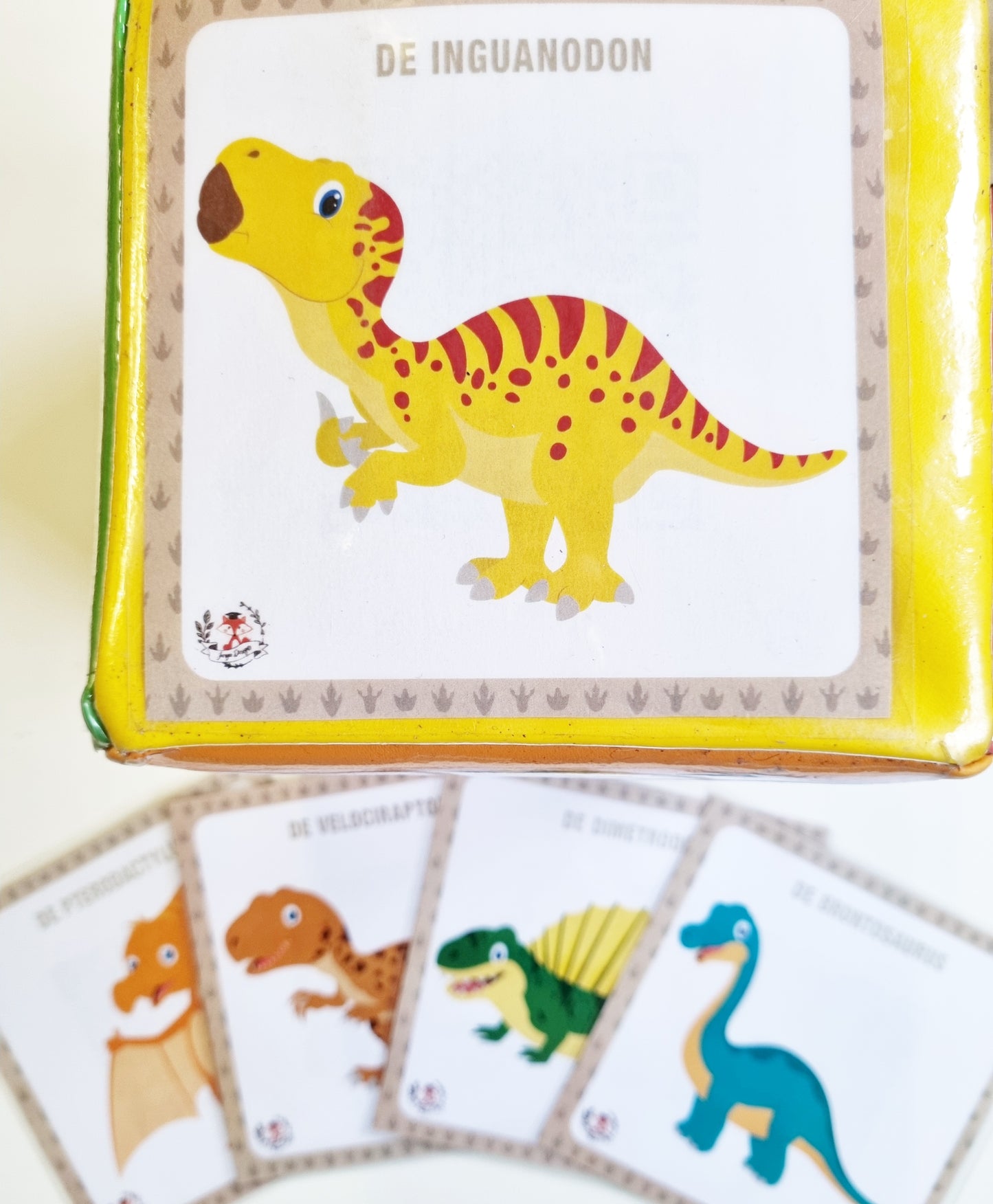 Dice QR Cards: Dinosaures