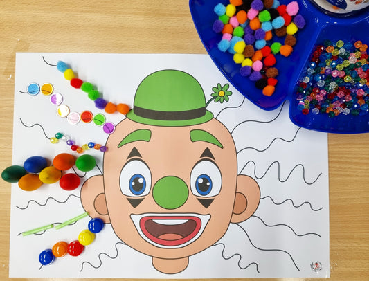 Gekke Clown Haartjes