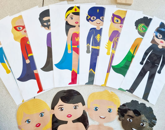 Kleed de Superhelden