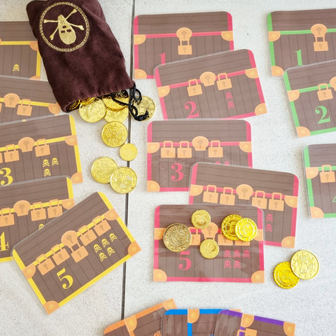 Treasure Chest Counting Game