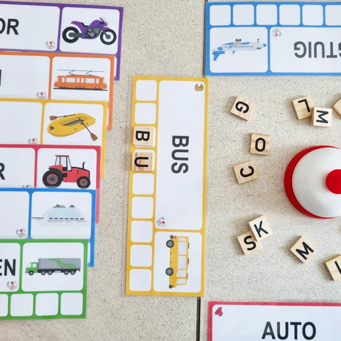 Fast Word Game: Vehicles