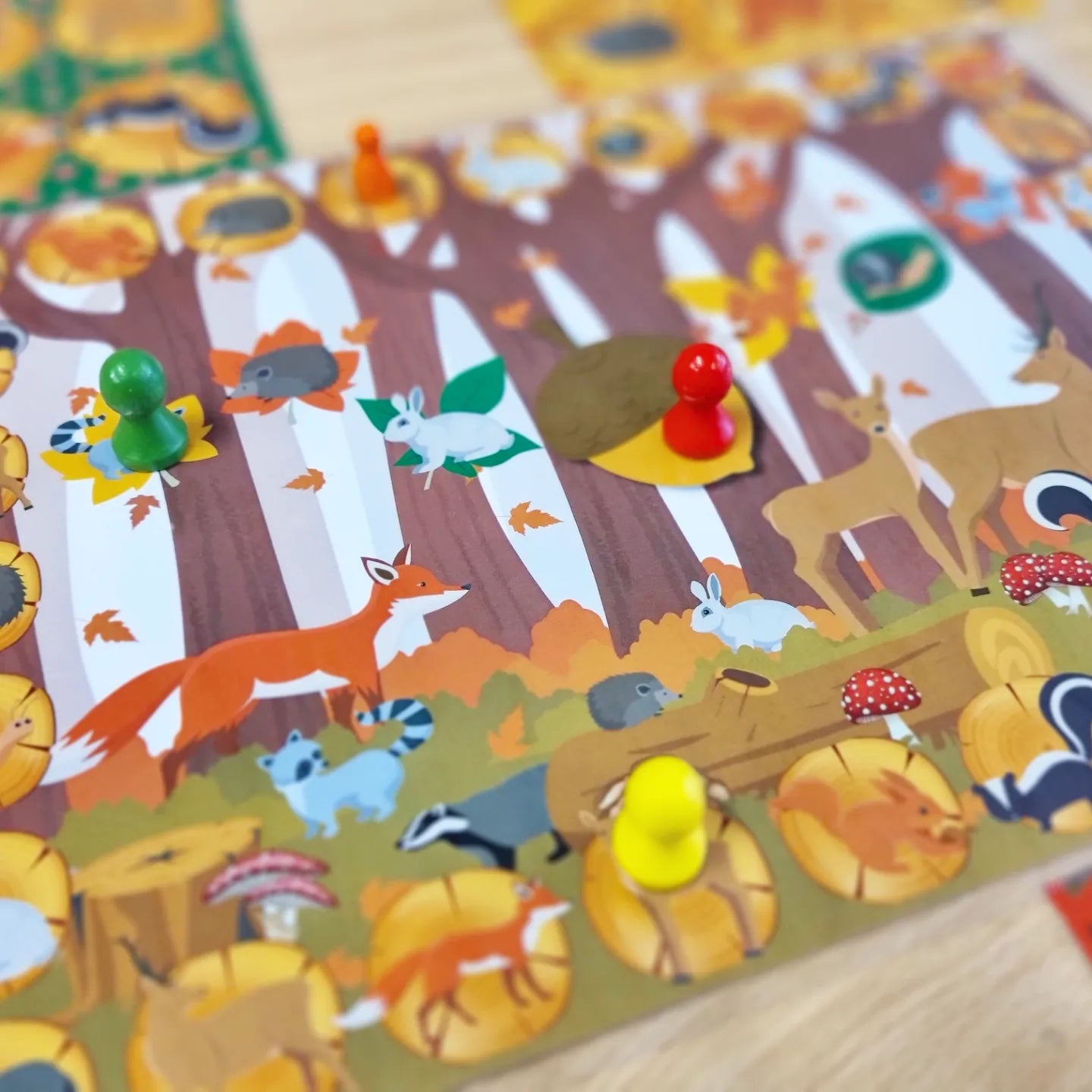 Forest Animals Lotto Board Game