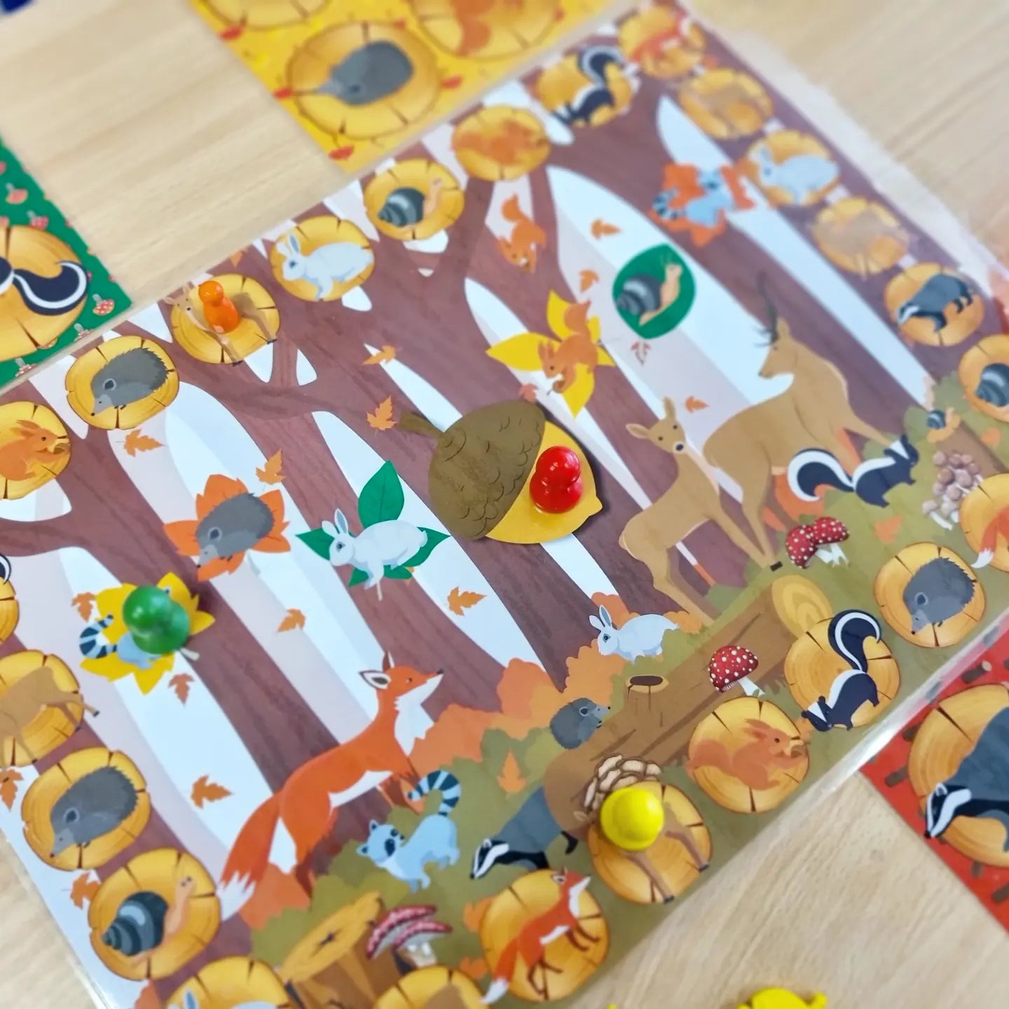 Forest Animals Lotto Board Game