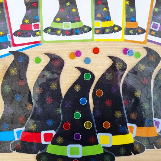 Jeu de chapeau de sorcière