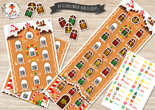 Aftelkalender Kerstliedjes