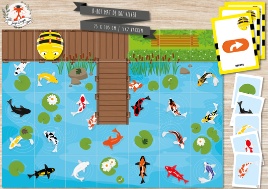 B-Bot Mat The Koi Pond