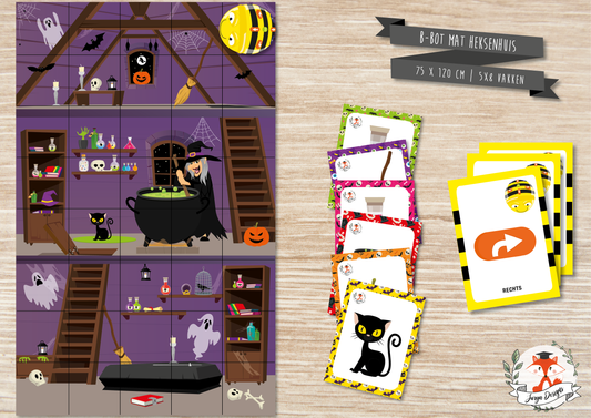 B-Bot Mat Heksenhuis - Juf Surya Designs