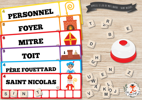 Fast Word Game: Saint Nicholas