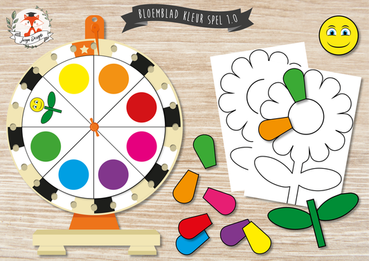 Jeu de couleur pétale