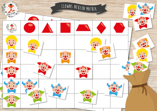 Matrice de nez de clowns